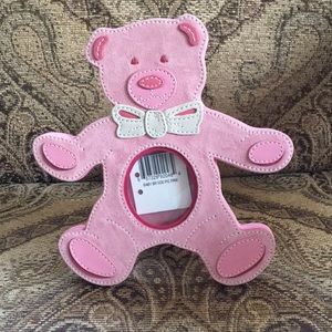 Coach leather baby frame